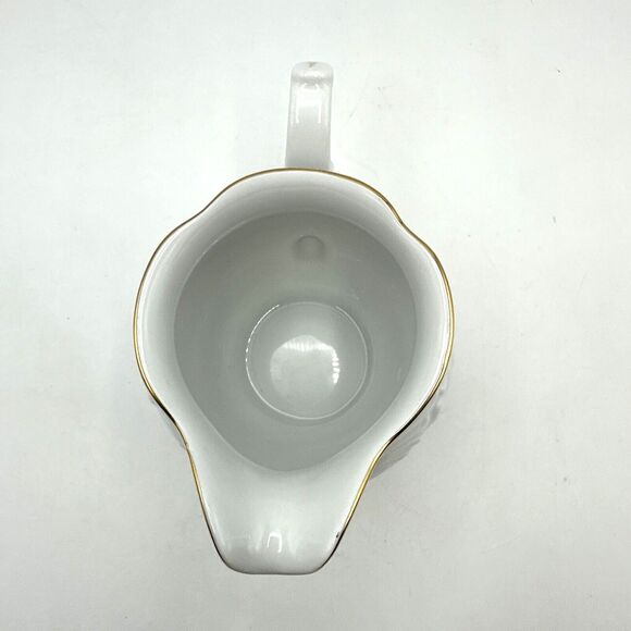 Royal Kent Poland Pitcher Sugar Creamer Pink Floral Embossed Gold Trim - Picture 7 of 12